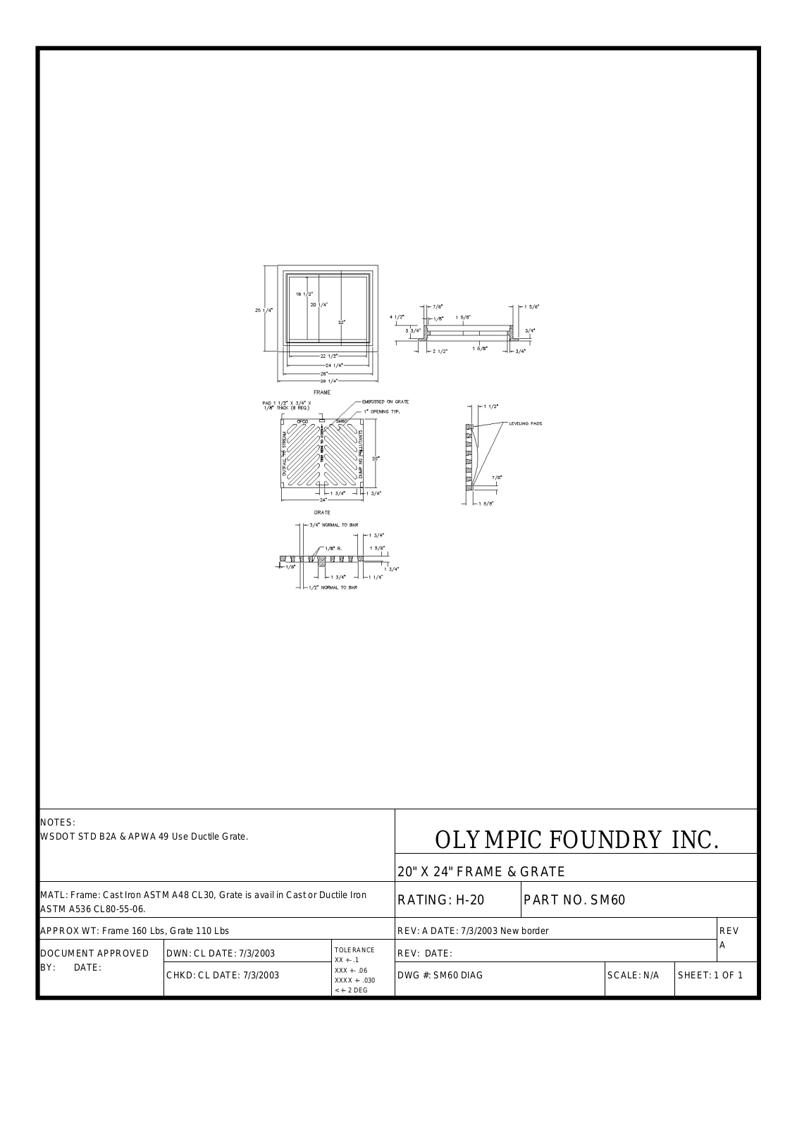 Olympic Foundry SM60 Shematics