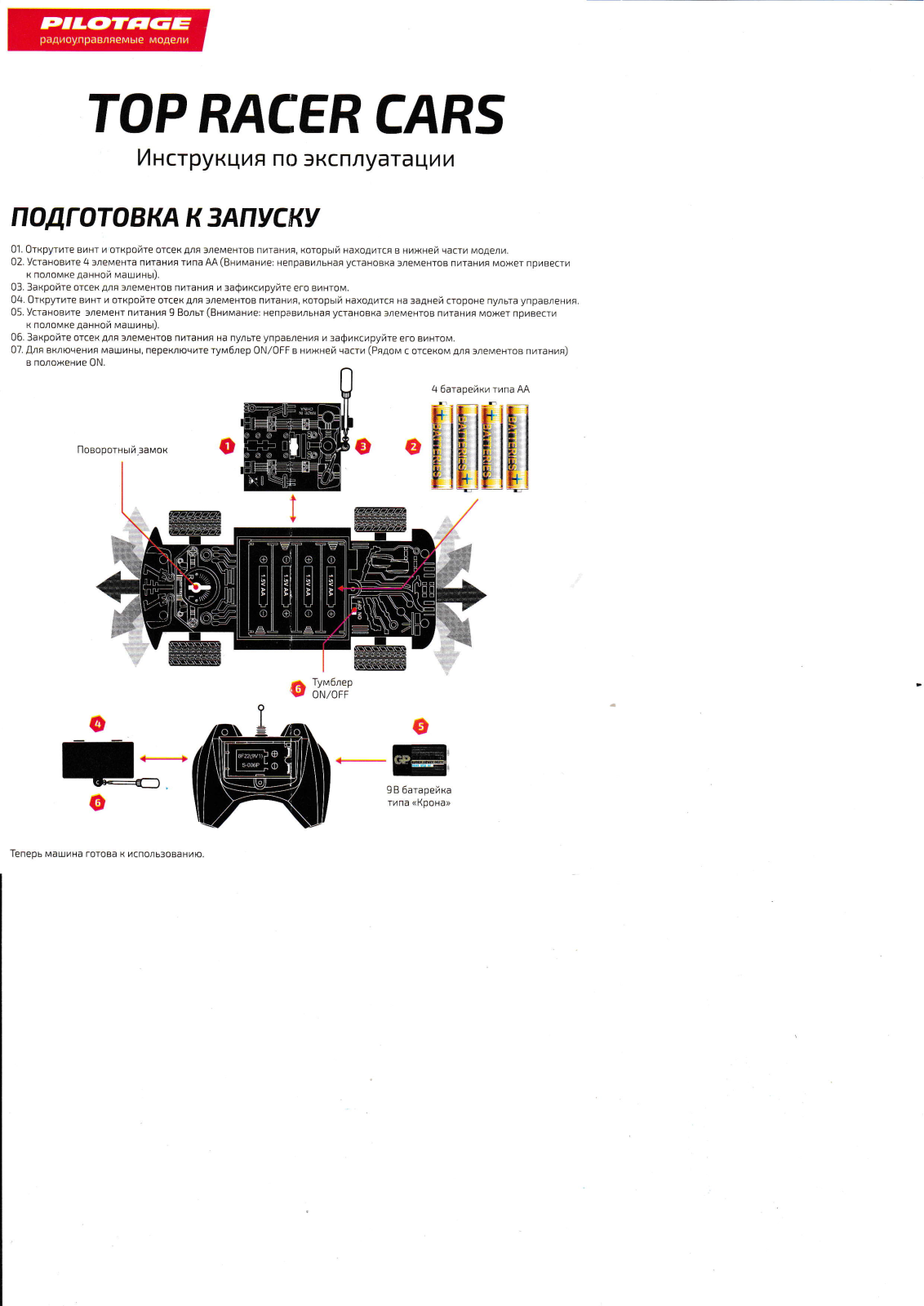 Pilotage RC47966 User Manual - ManualMachine.com