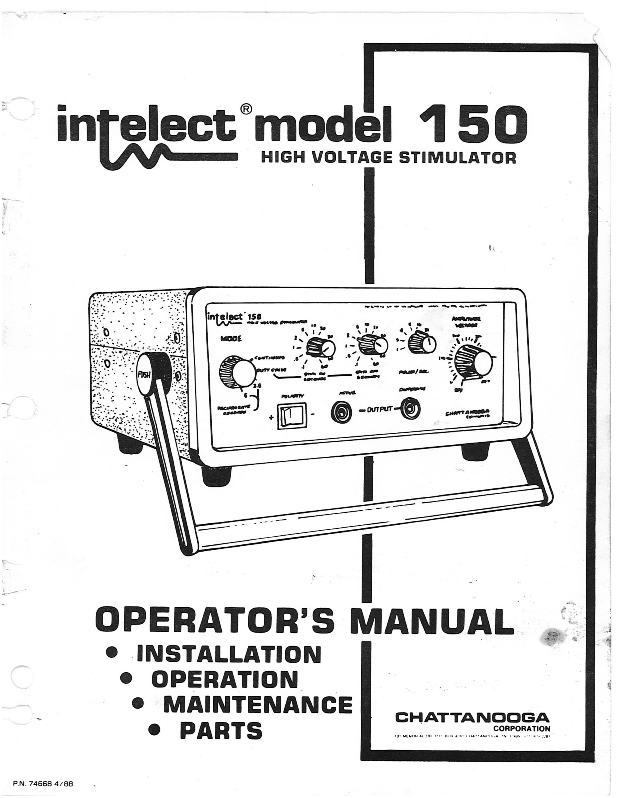 Chattanooga intelect 150 User guide - ManualMachine.com