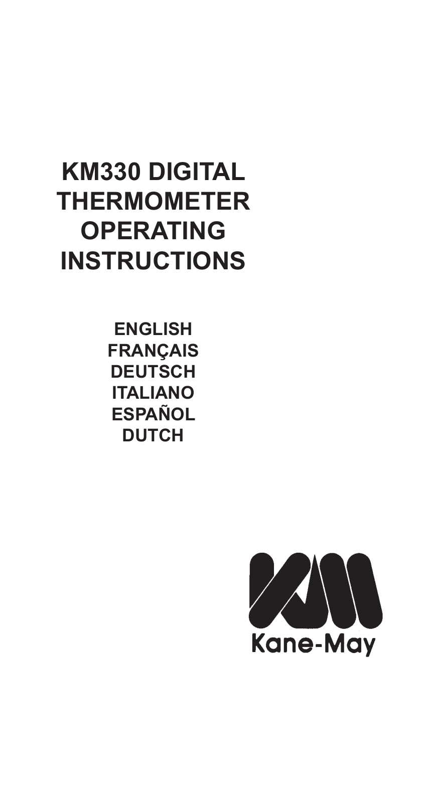 Comark KM330 User Manual