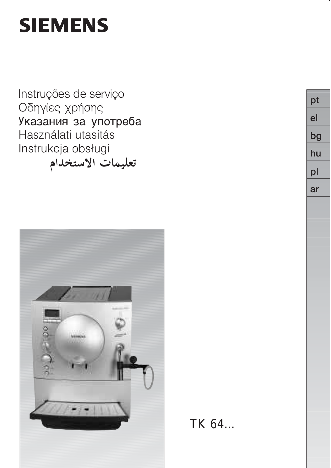 Siemens TK64F09 User Manual