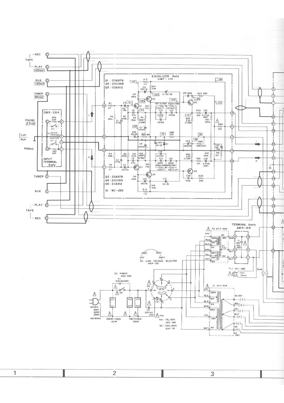 Panasonic SA-3000, SA-3000 Schematic