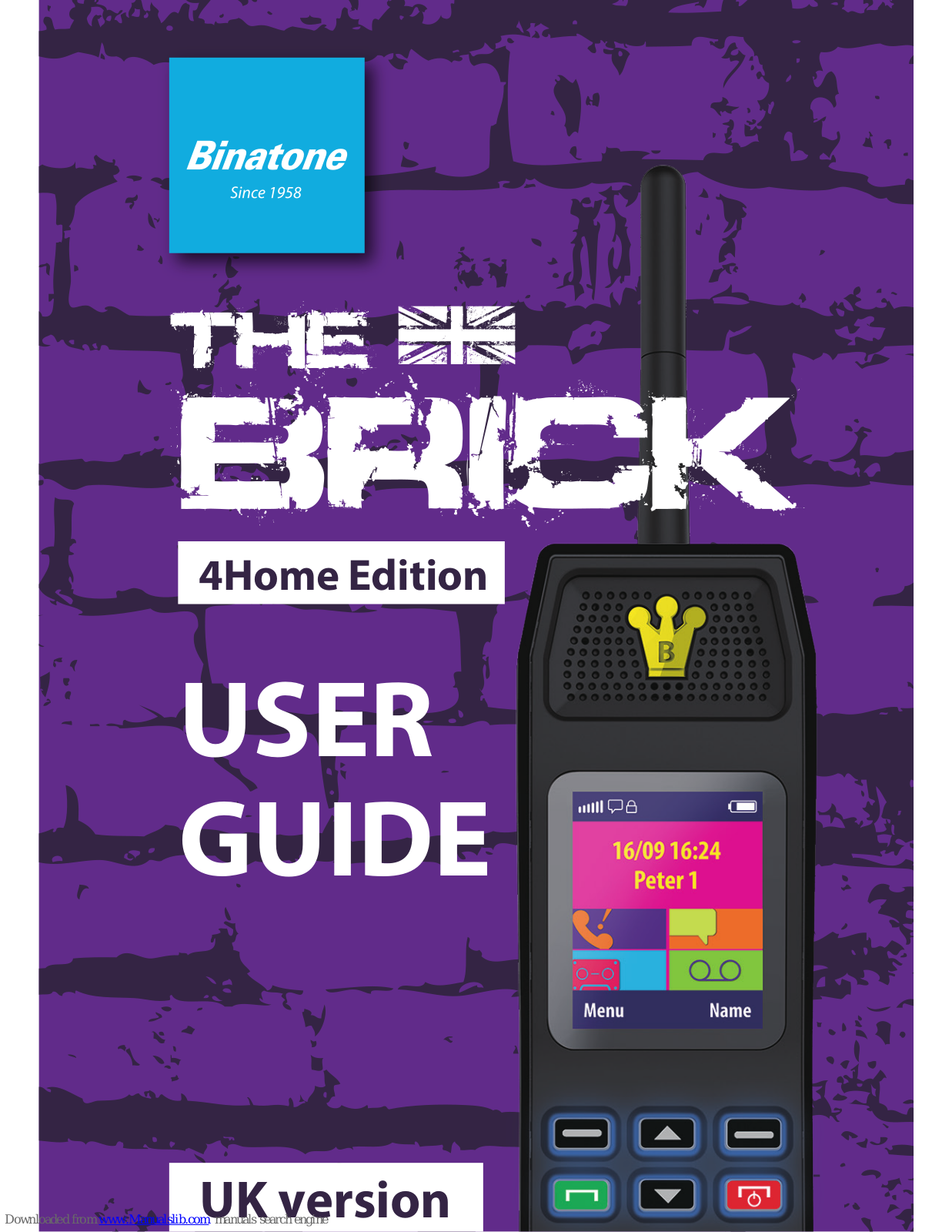 Binatone Brick 4home edition User Manual