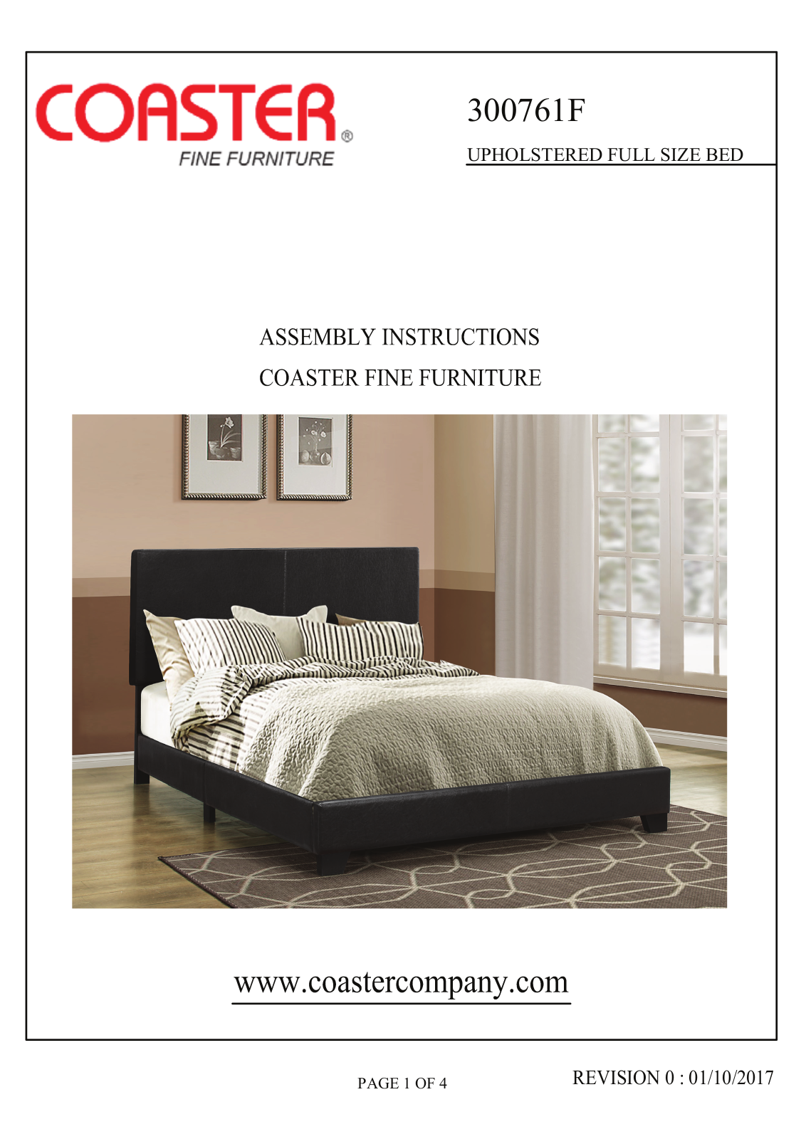 Coaster 300761F Assembly Guide - ManualMachine.com