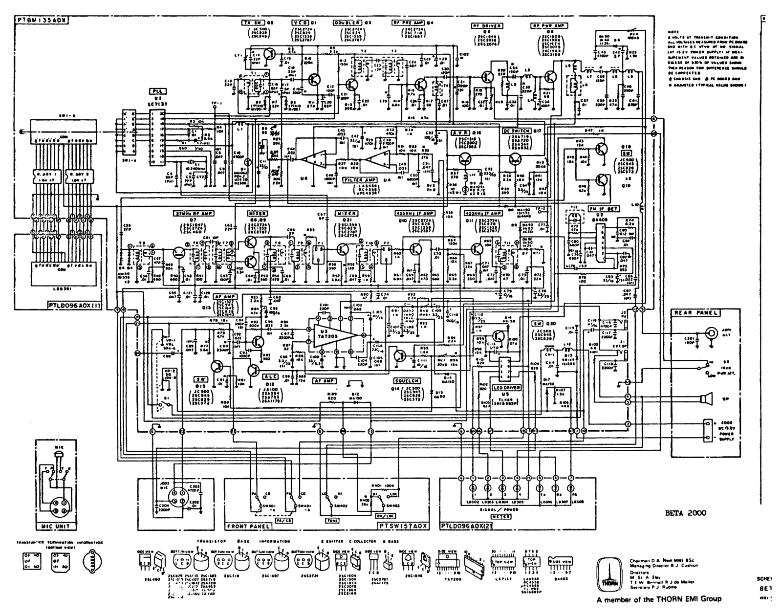 Inne cybernet beta1000, 2000, 3000 Schematic