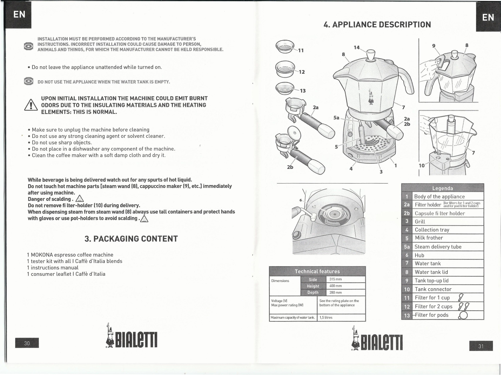 BIALETTI CF40 User Manual - ManualMachine.com