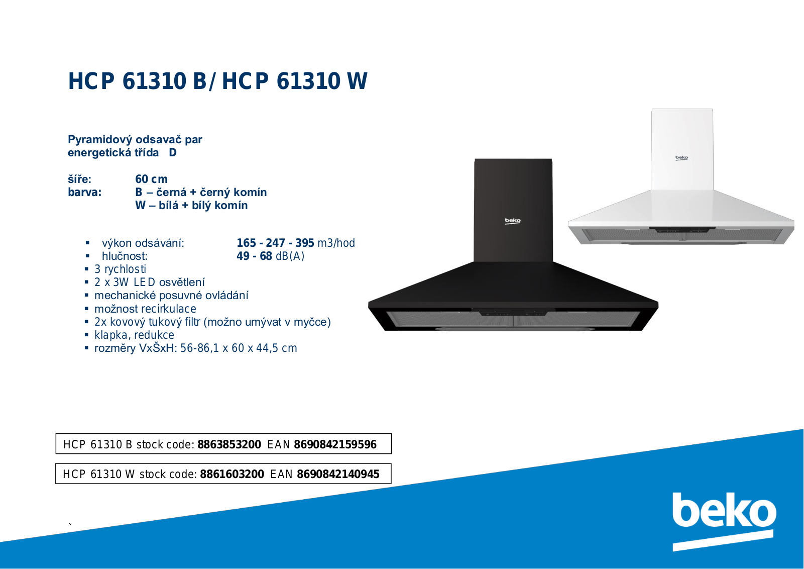 Beko HCP61310W     User Manual