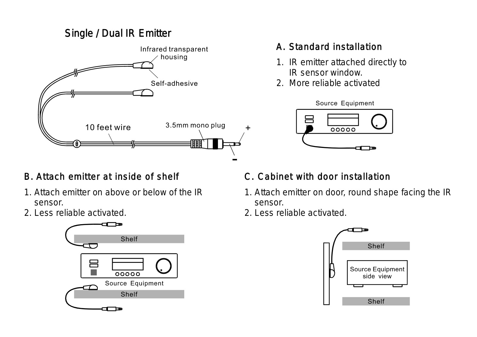 Wintal A-1142 Connection Instruction