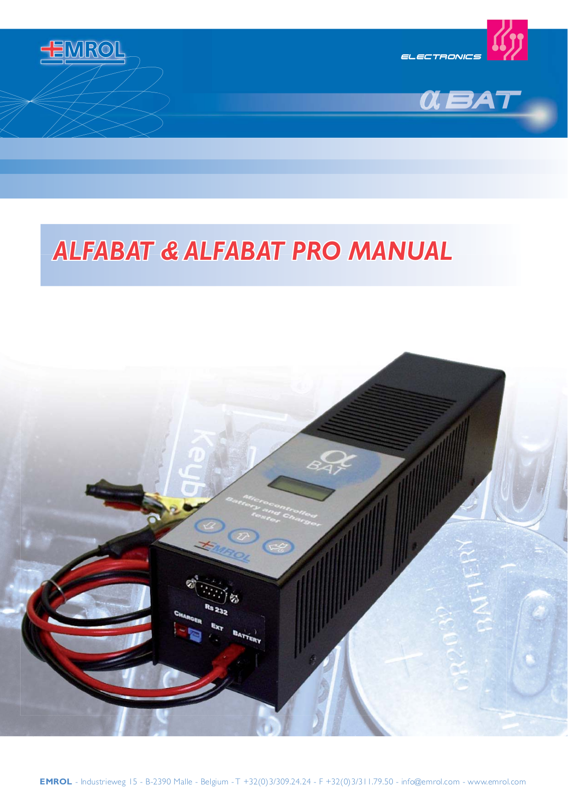 Emrol AlphaBAT, AlphaBAT RPO User guide