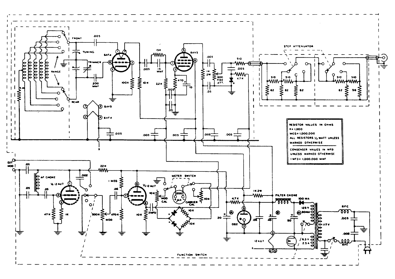 Heathkit lg 1 schematic