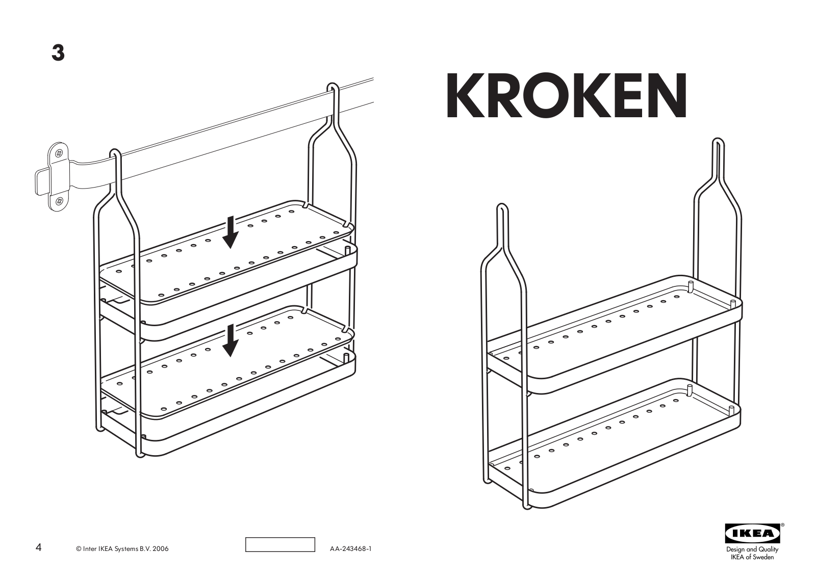 IKEA KROKEN SPICE RACK 11 Assembly Instruction