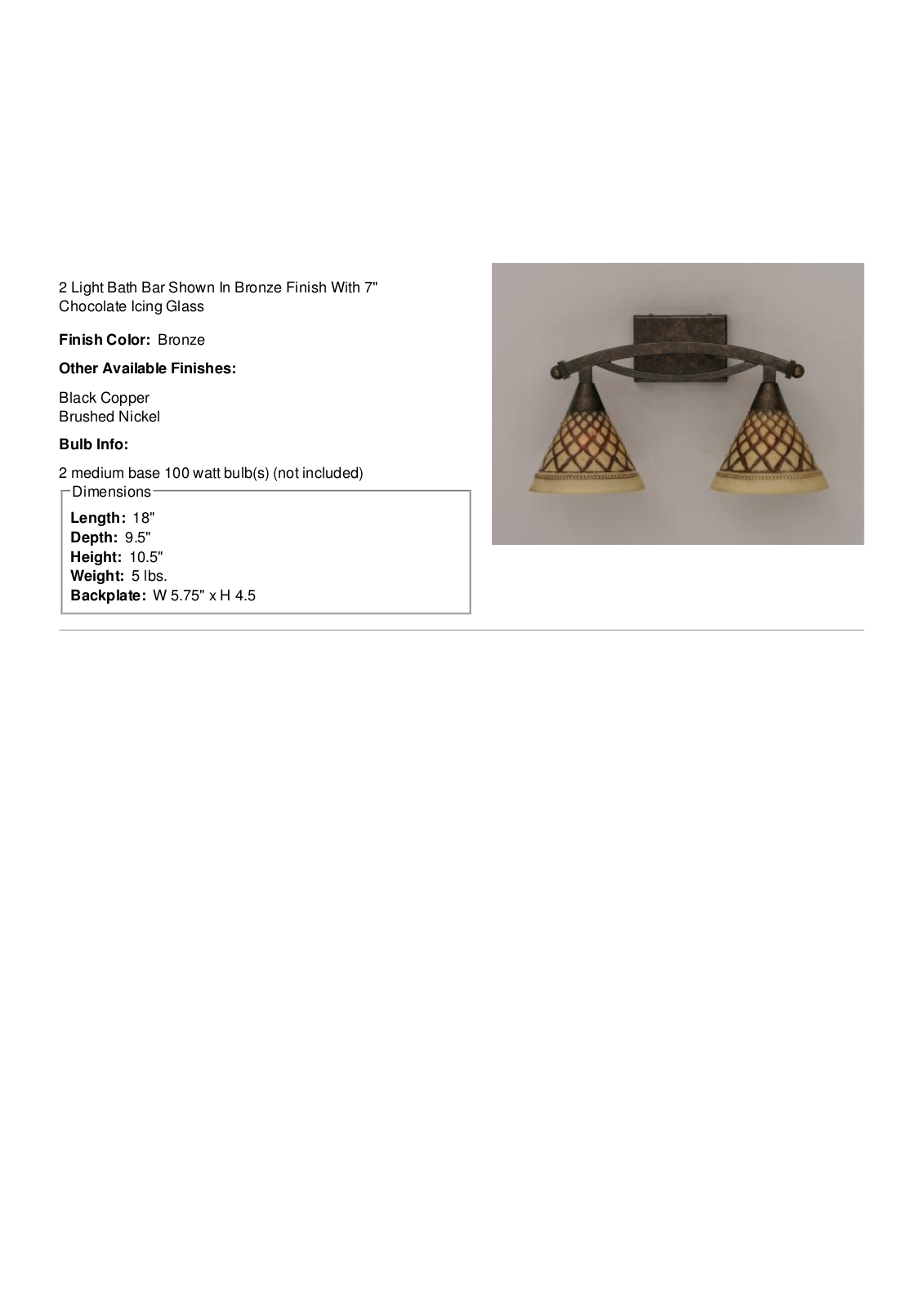 Fleur De Lis Living FLDV9065 Specifications - ManualMachine.com
