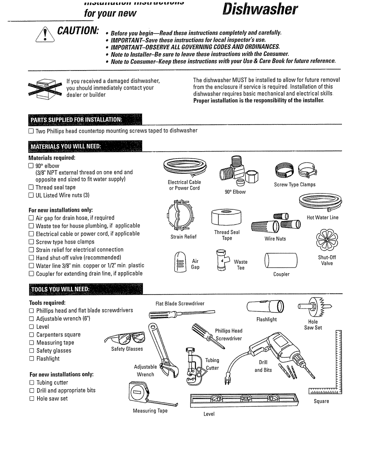 Kenmore 36314071793 Installation Guide - ManualMachine.com