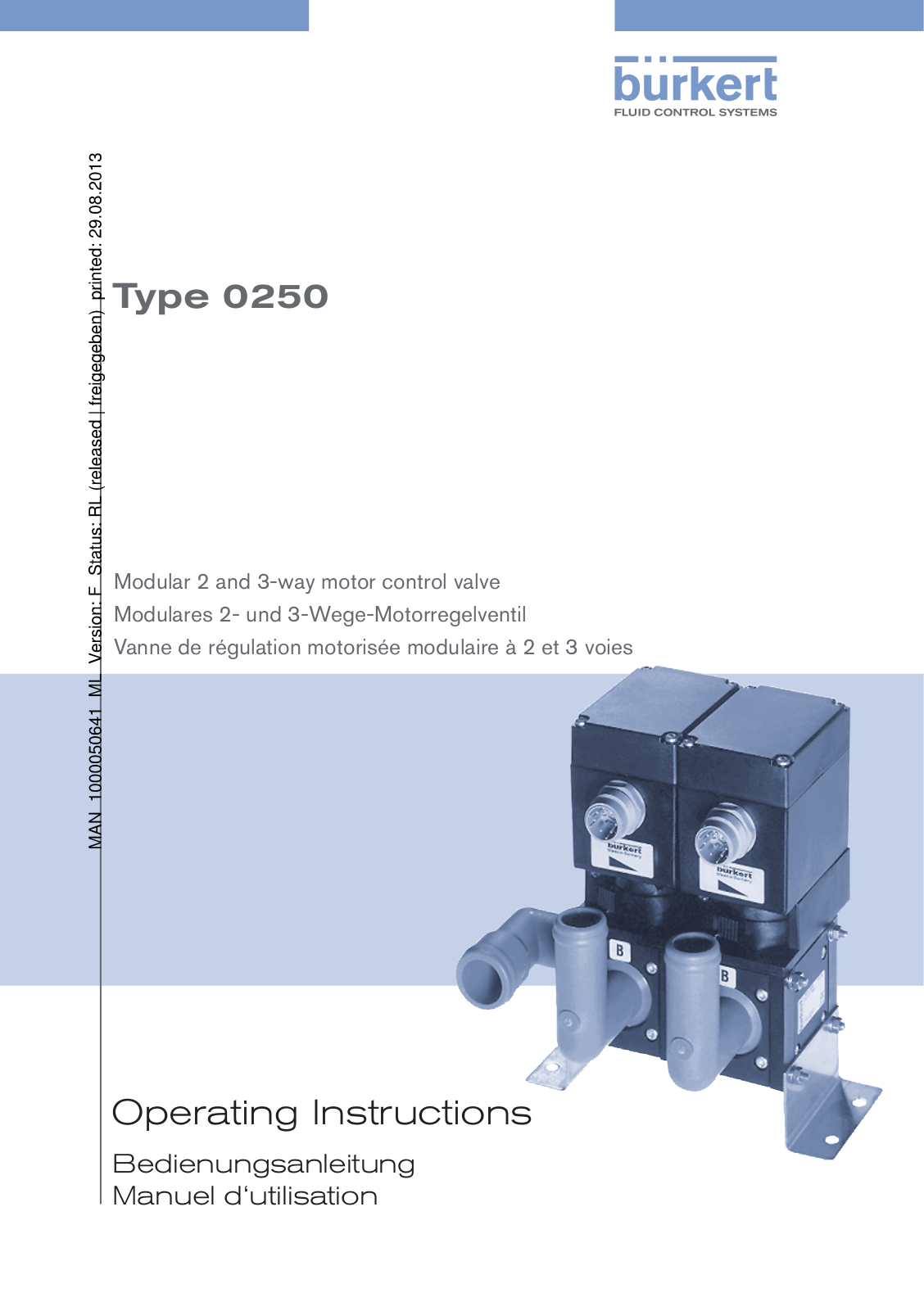 Burkert 0250 User Manual