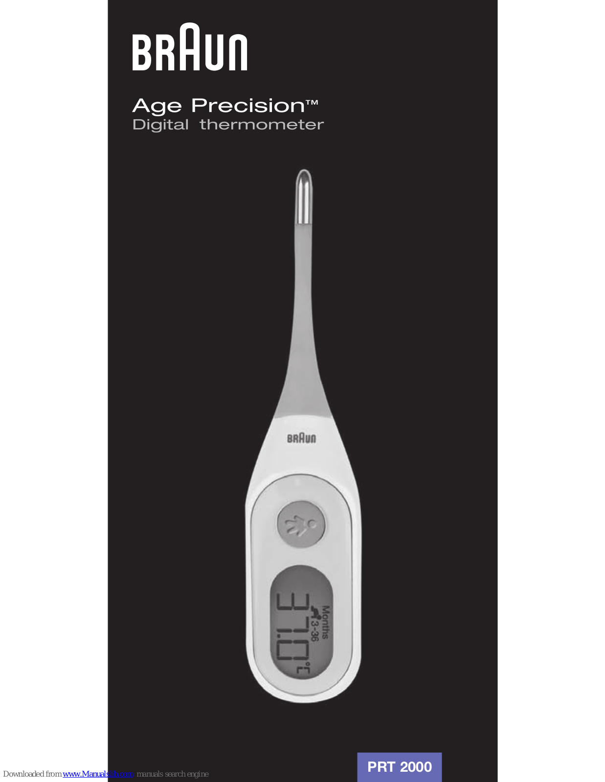 Braun Age Precision PRT 2000 User Manual