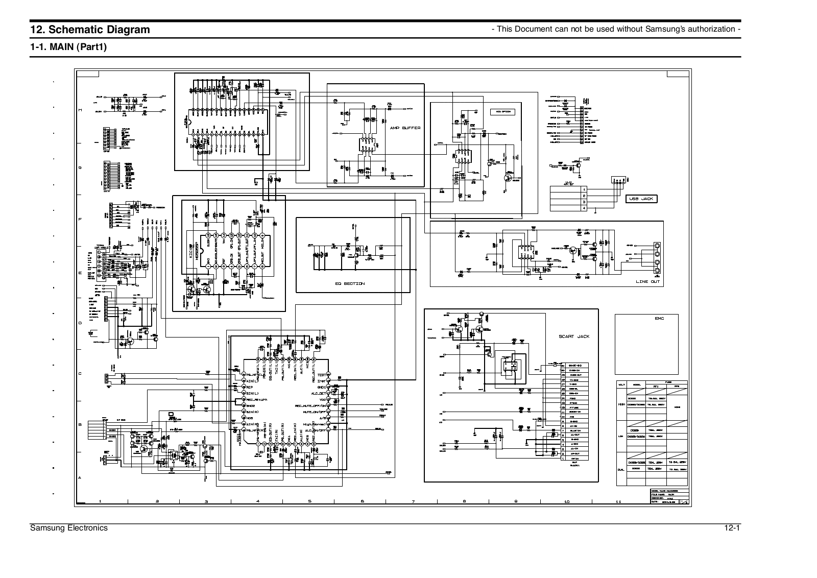 Samsung MAX DC650 Diagram