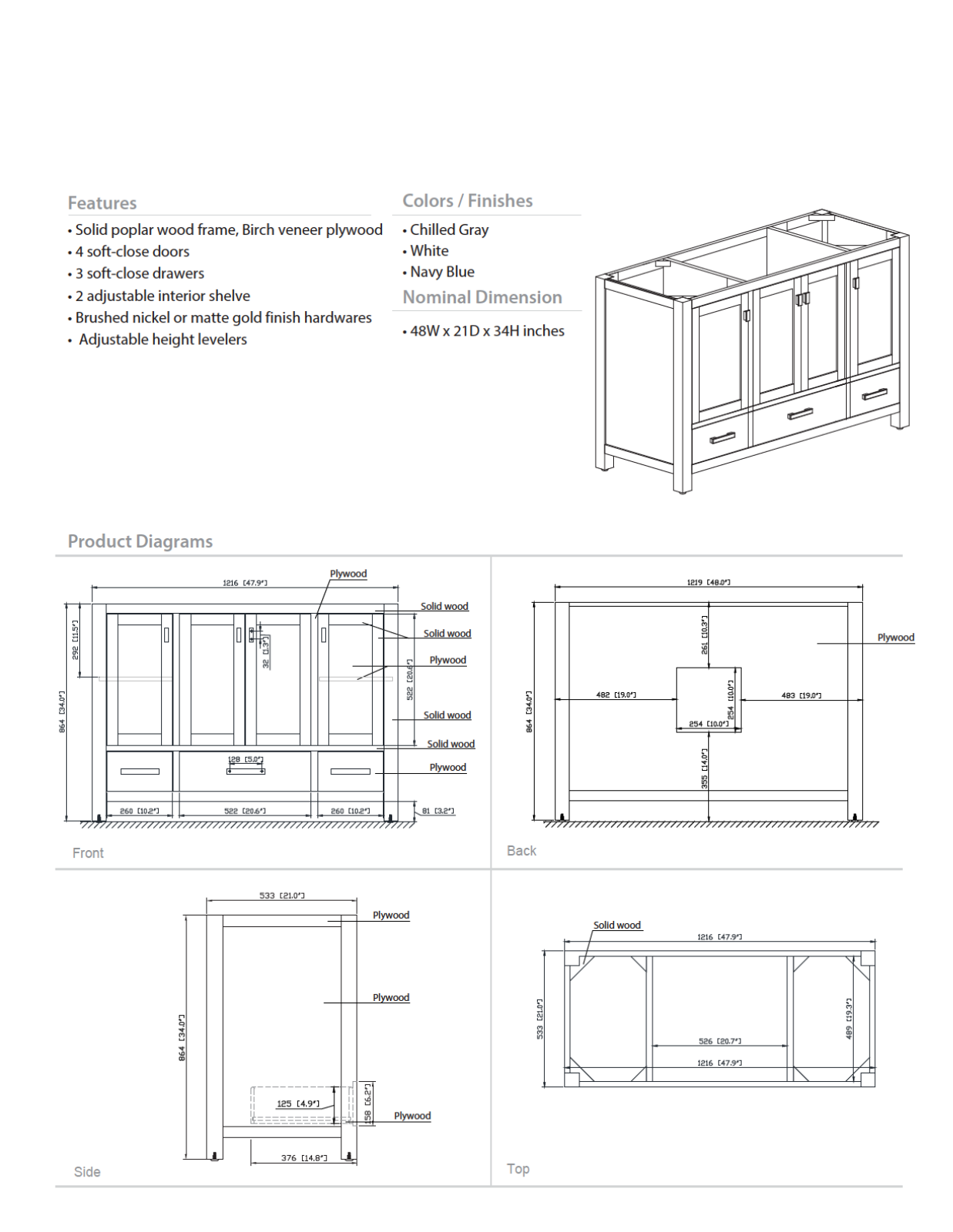 Joss & Main W002285188 Specifications - ManualMachine.com