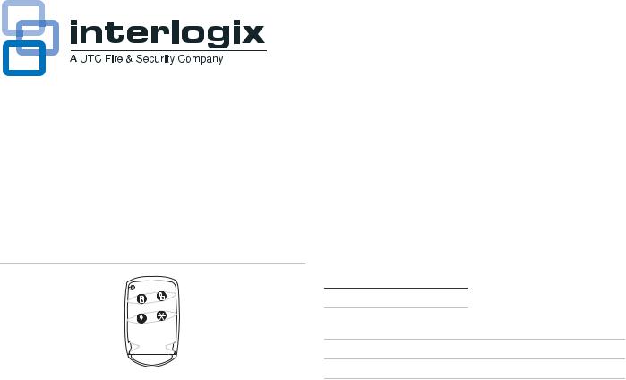 Interlogix NX-470 Installation Guide