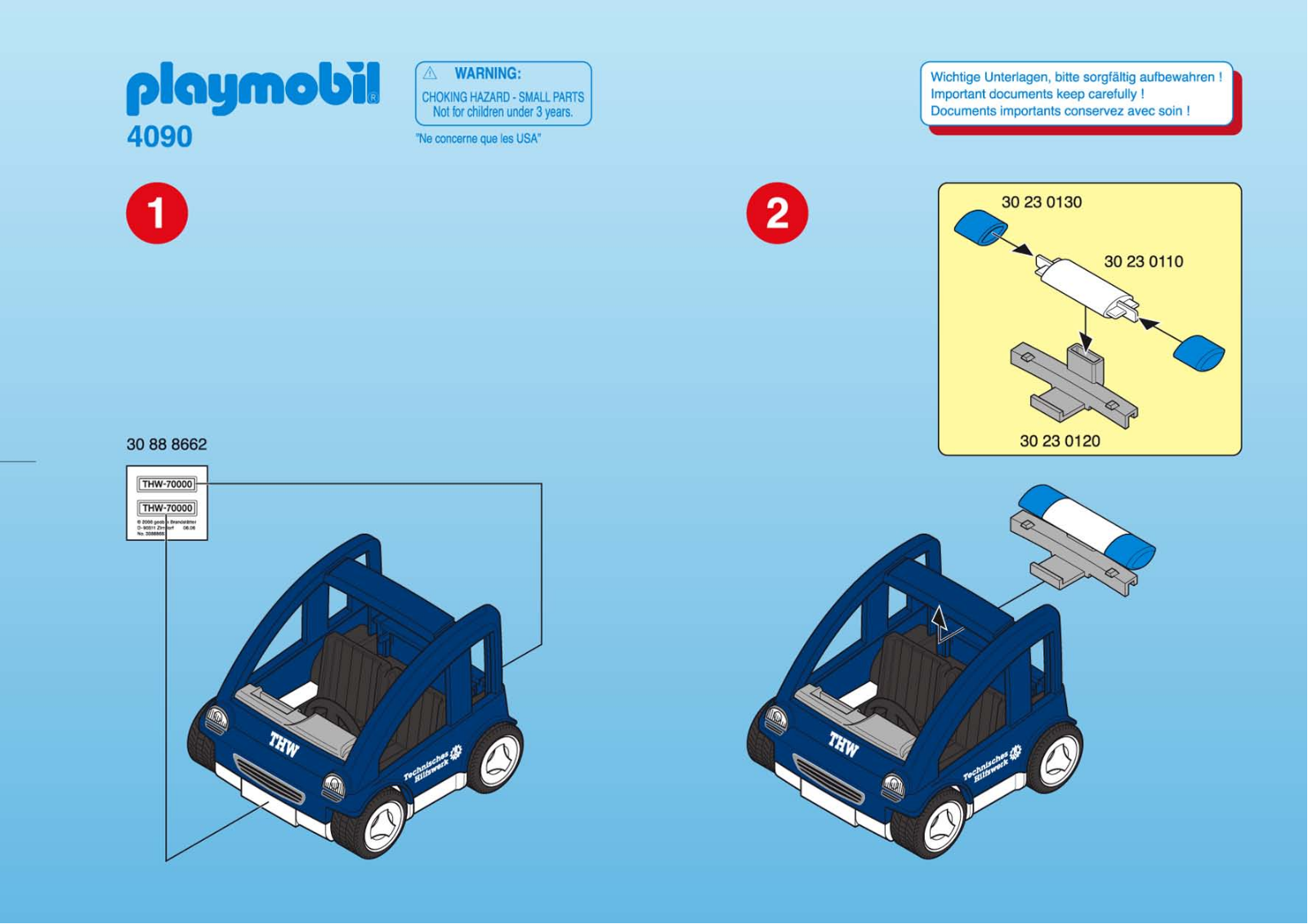 Playmobil 4090 Instructions