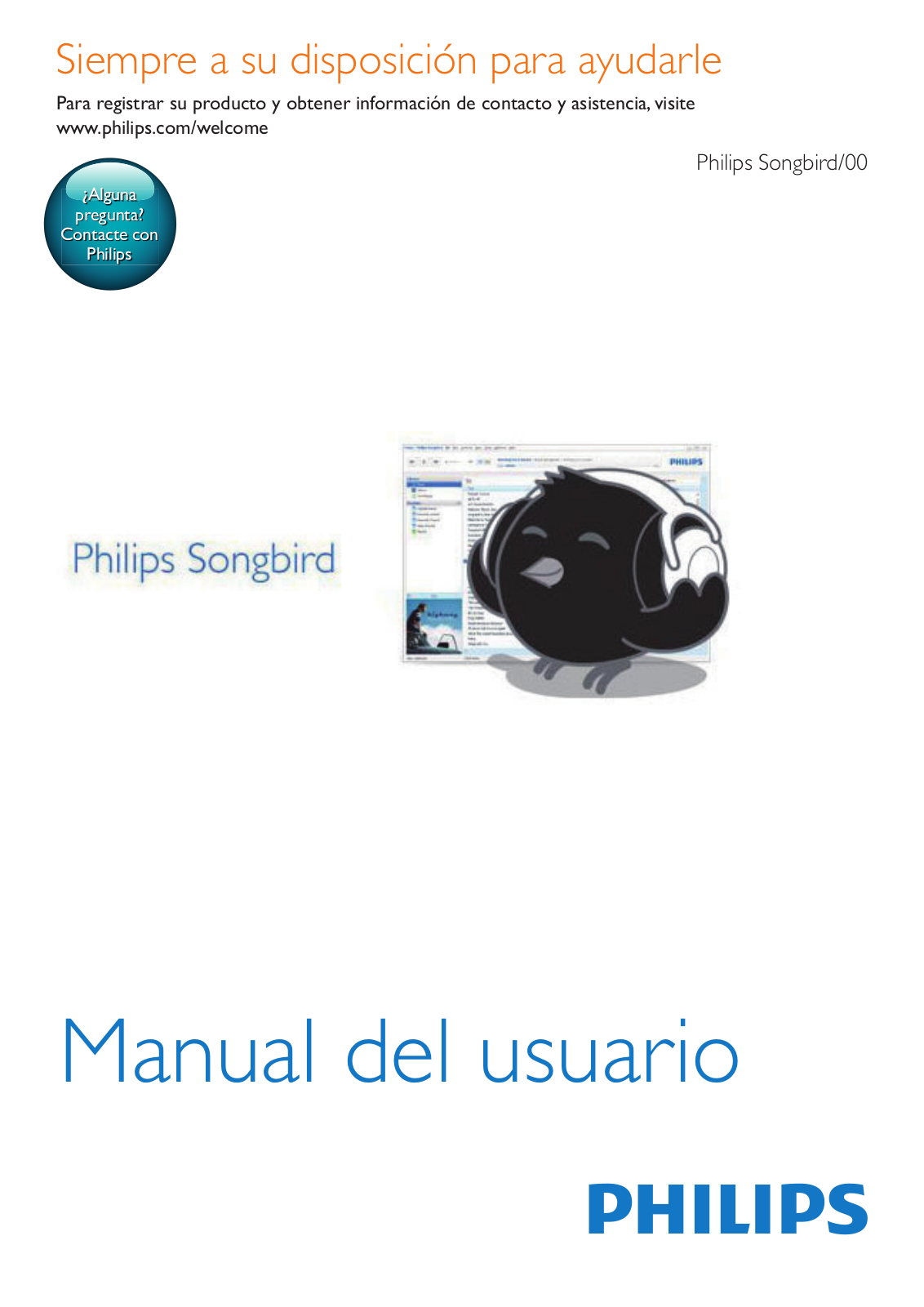 Philips Songbird 00 User Manual