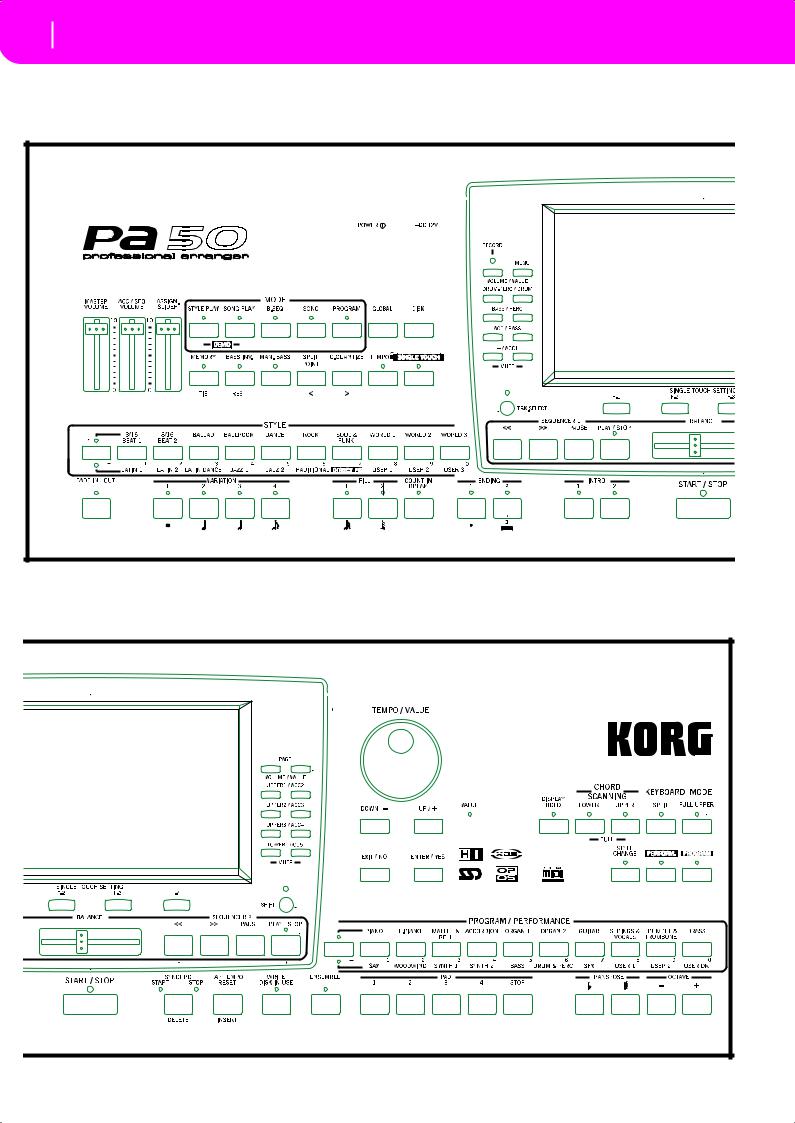 KORG PA50 User Manual