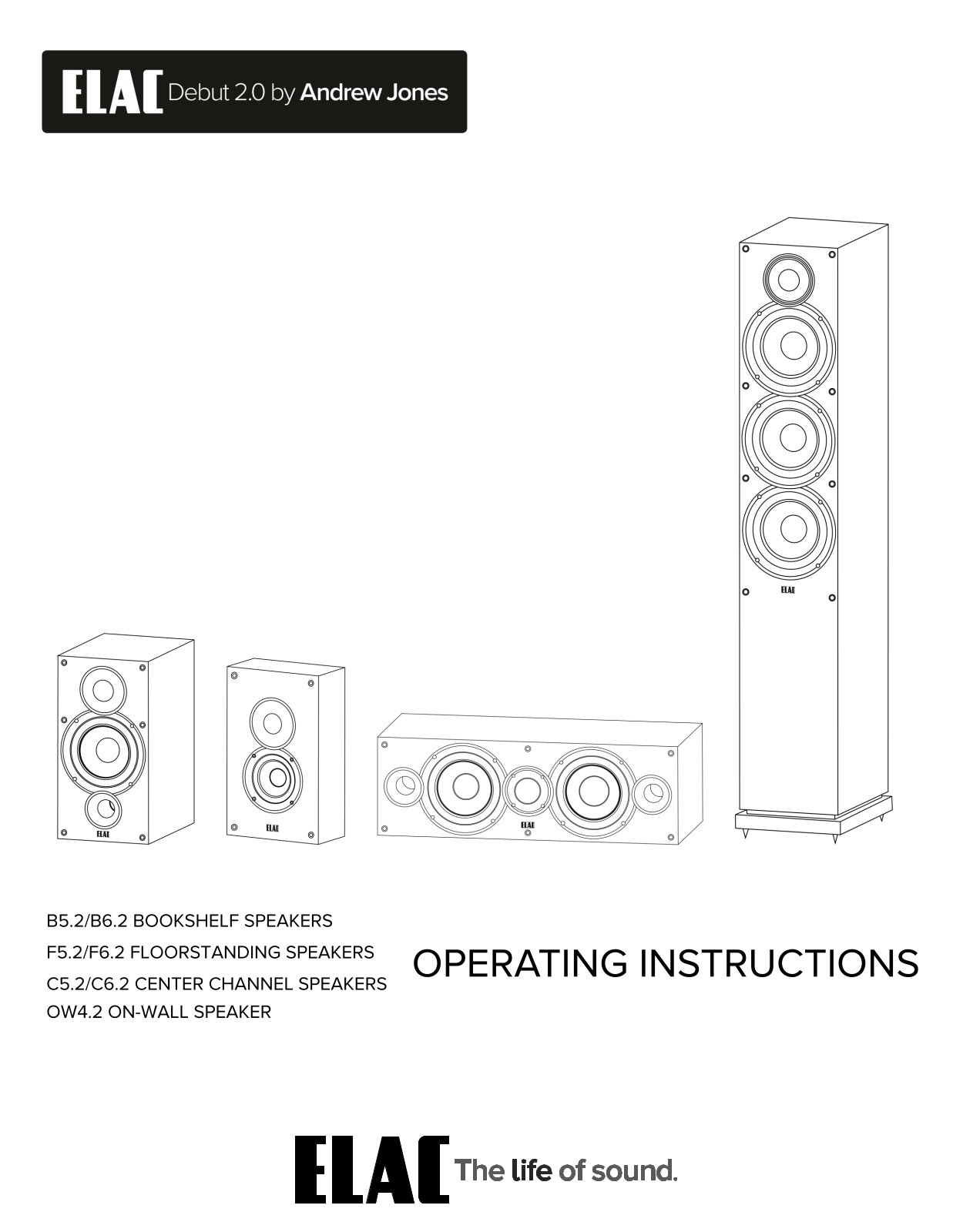 Elac Debut B5.2 Installation manual