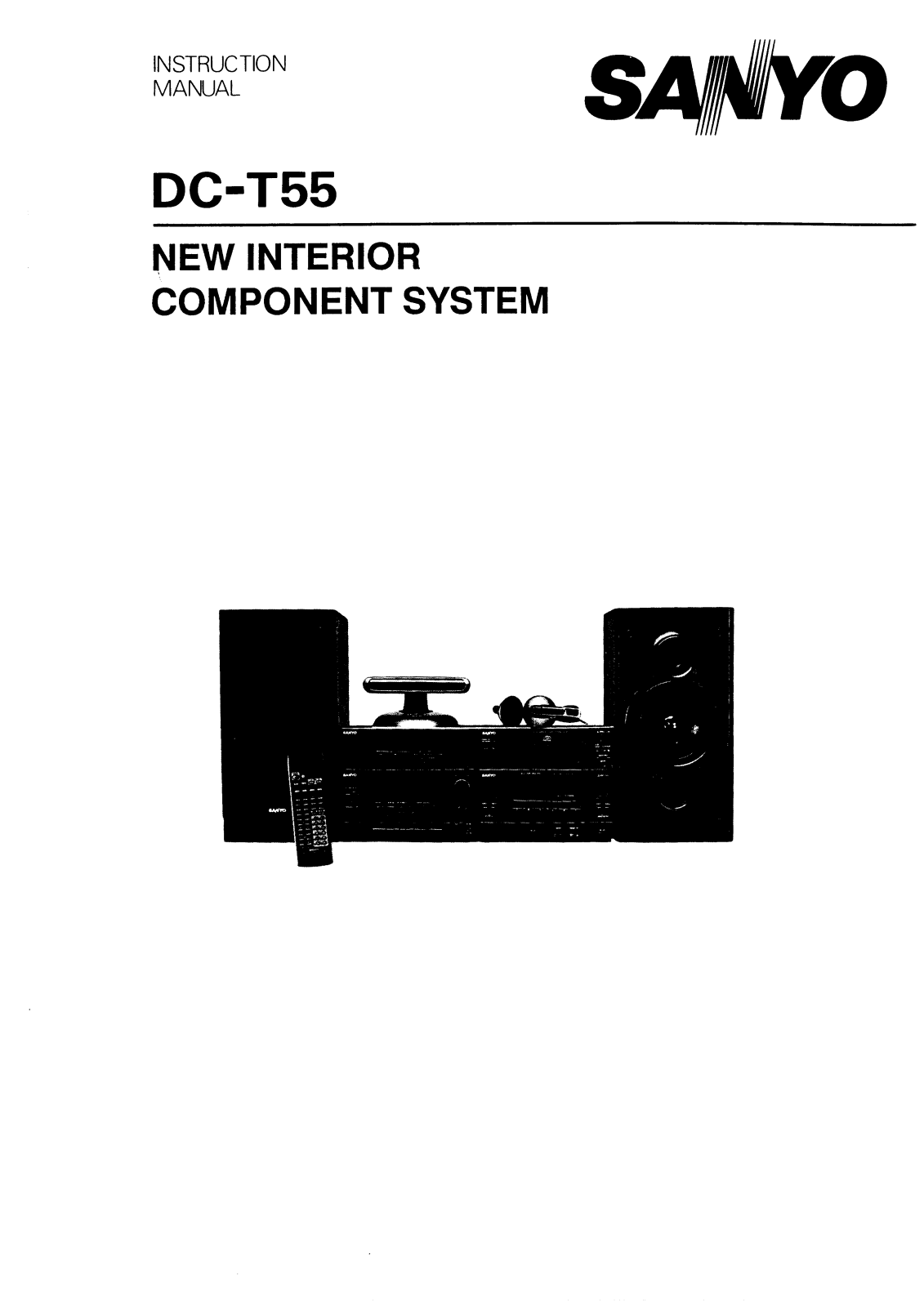 Sanyo DC-T55 Instruction Manual