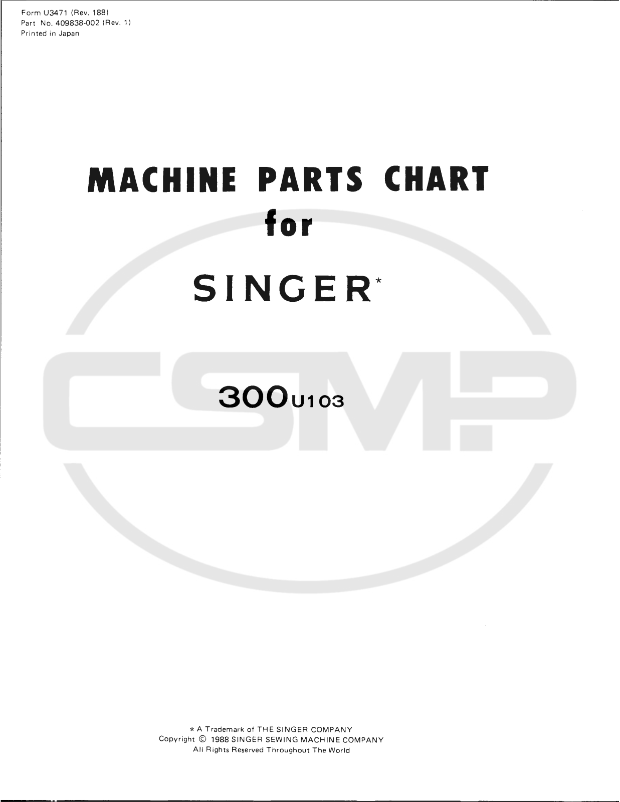 Tape Edge Machines 300U103 User Manual