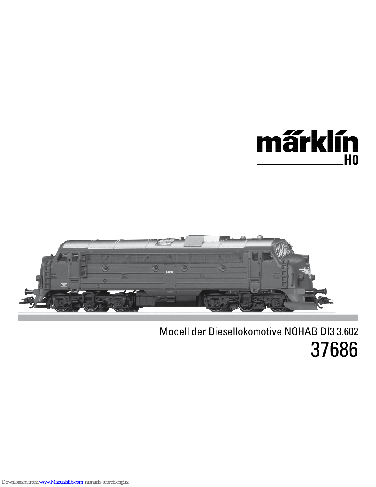 marklin 37686 User Manual