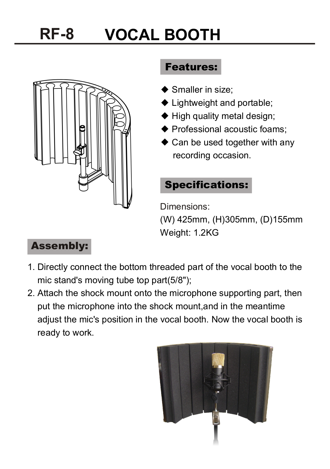 Pronomic RF-8 Operating instructions / manual - ManualMachine.com