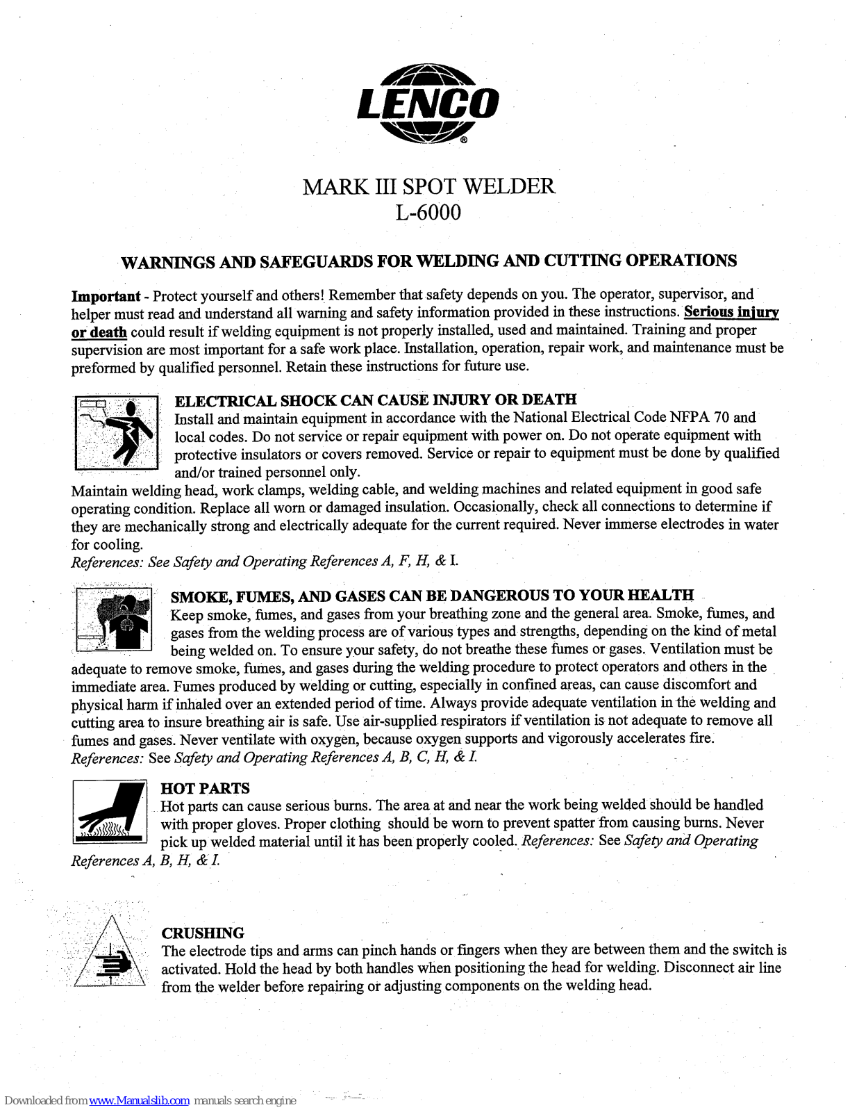 LENCO L-6000 User Manual