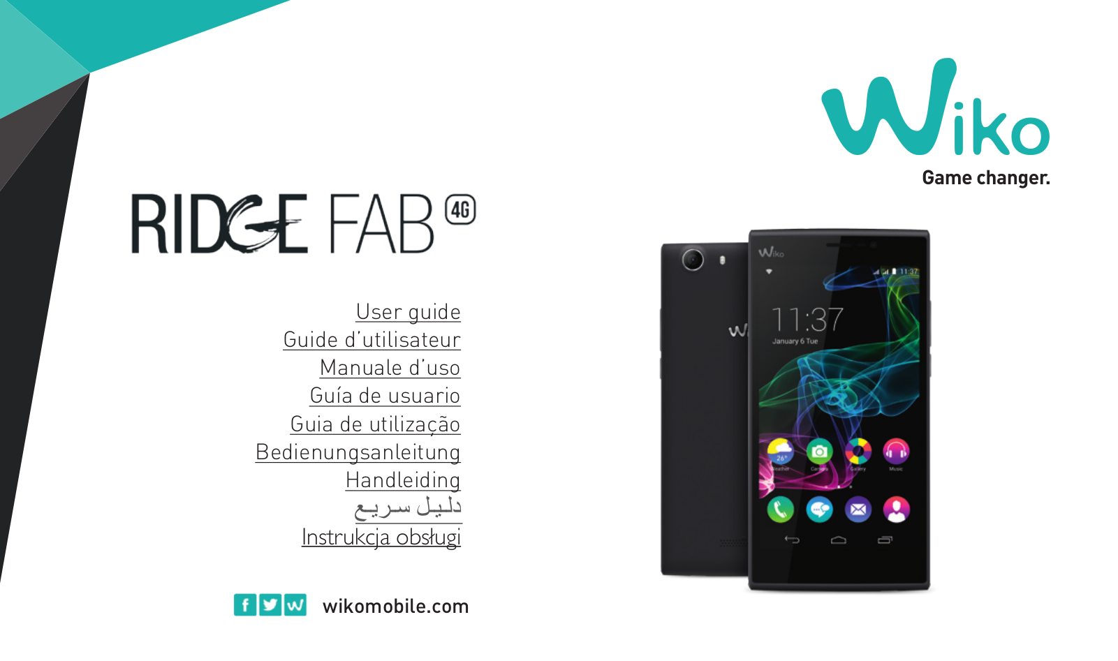 Wiko Ridge FAB User Manual