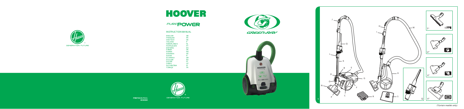 Hoover TGP 1410 User Manual