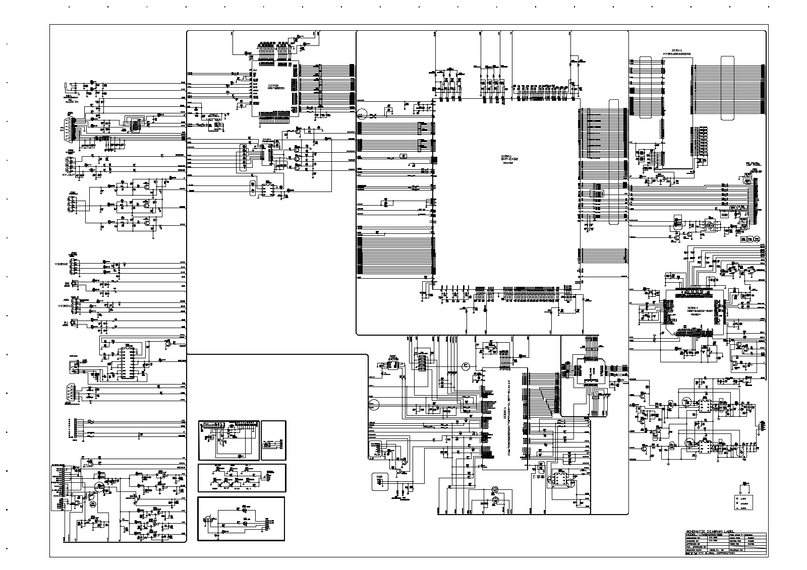 Admiral LCF320 Schematic