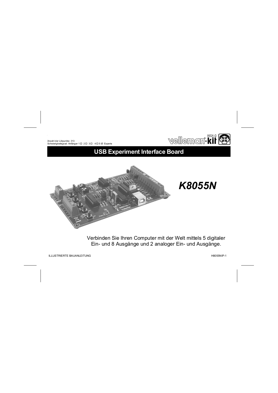 Velleman K8055N User guide