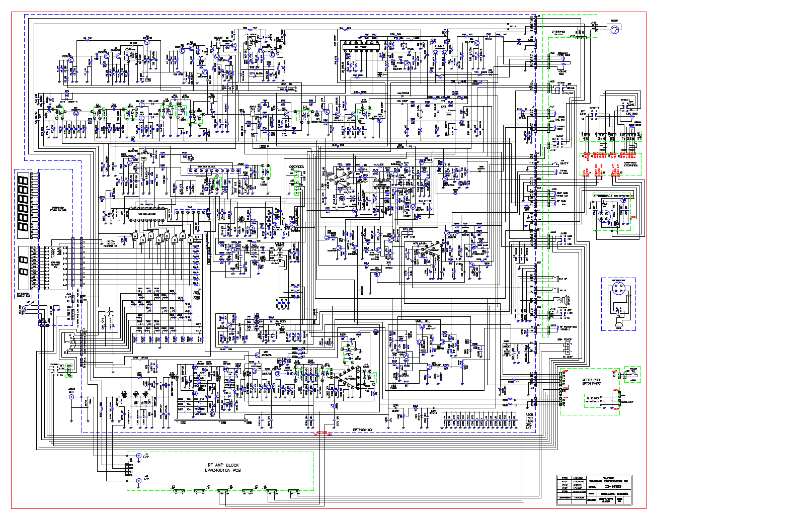 Galaxy dx98, dx94vhp Schematic