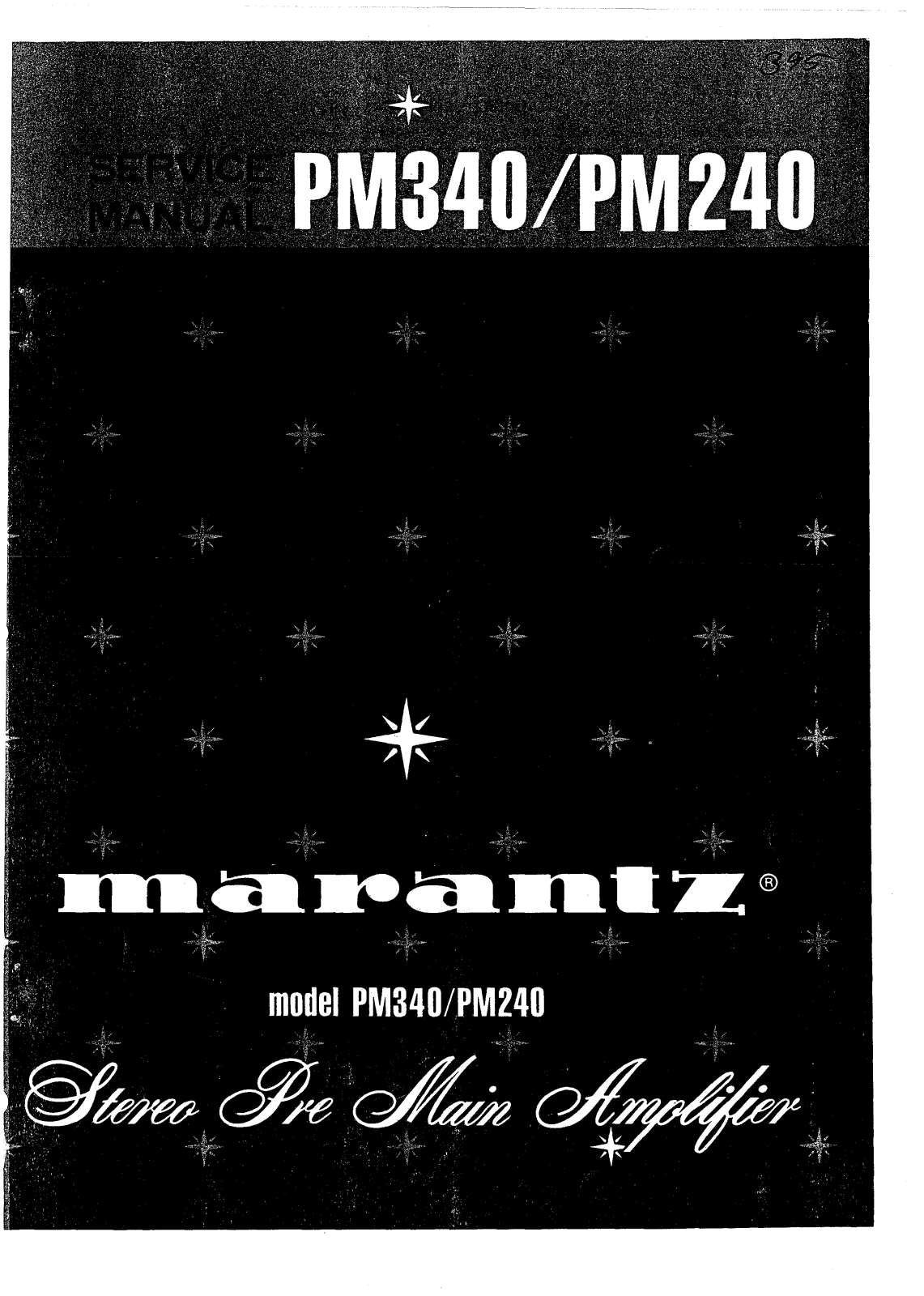 Marantz PM-340, PM-240 Service Manual