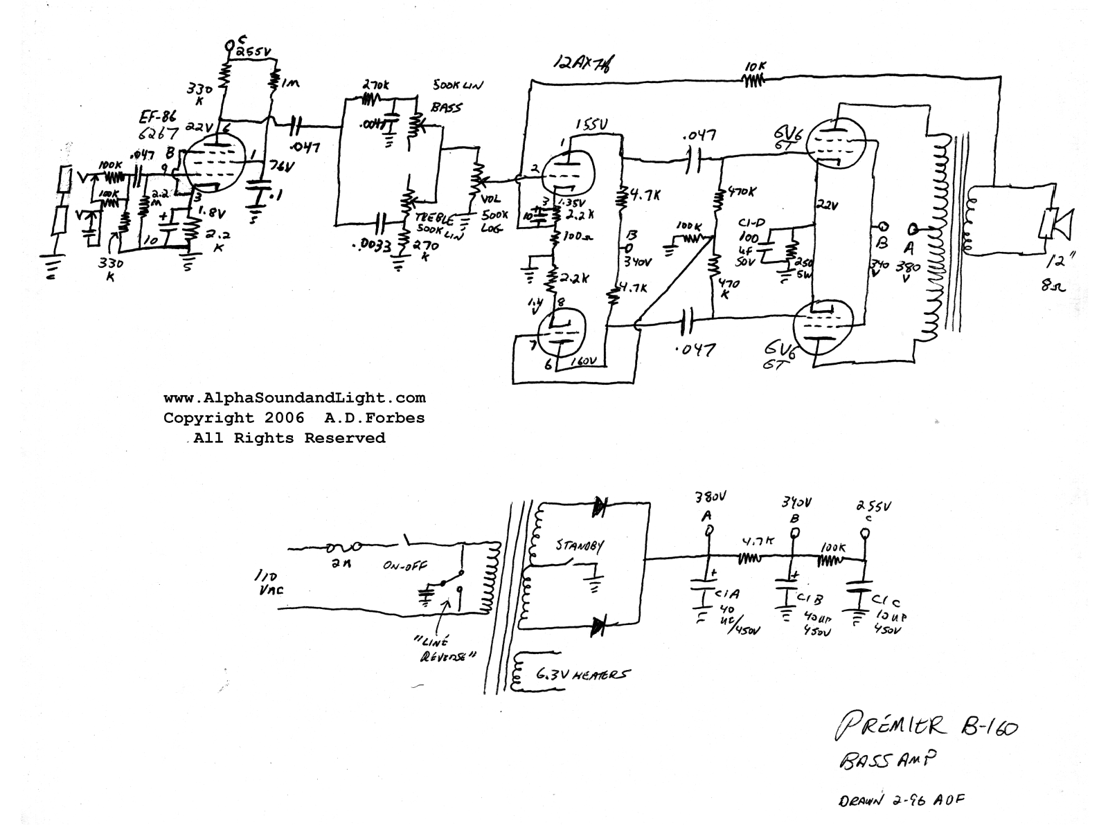 Premier b160 schematic - ManualMachine.com
