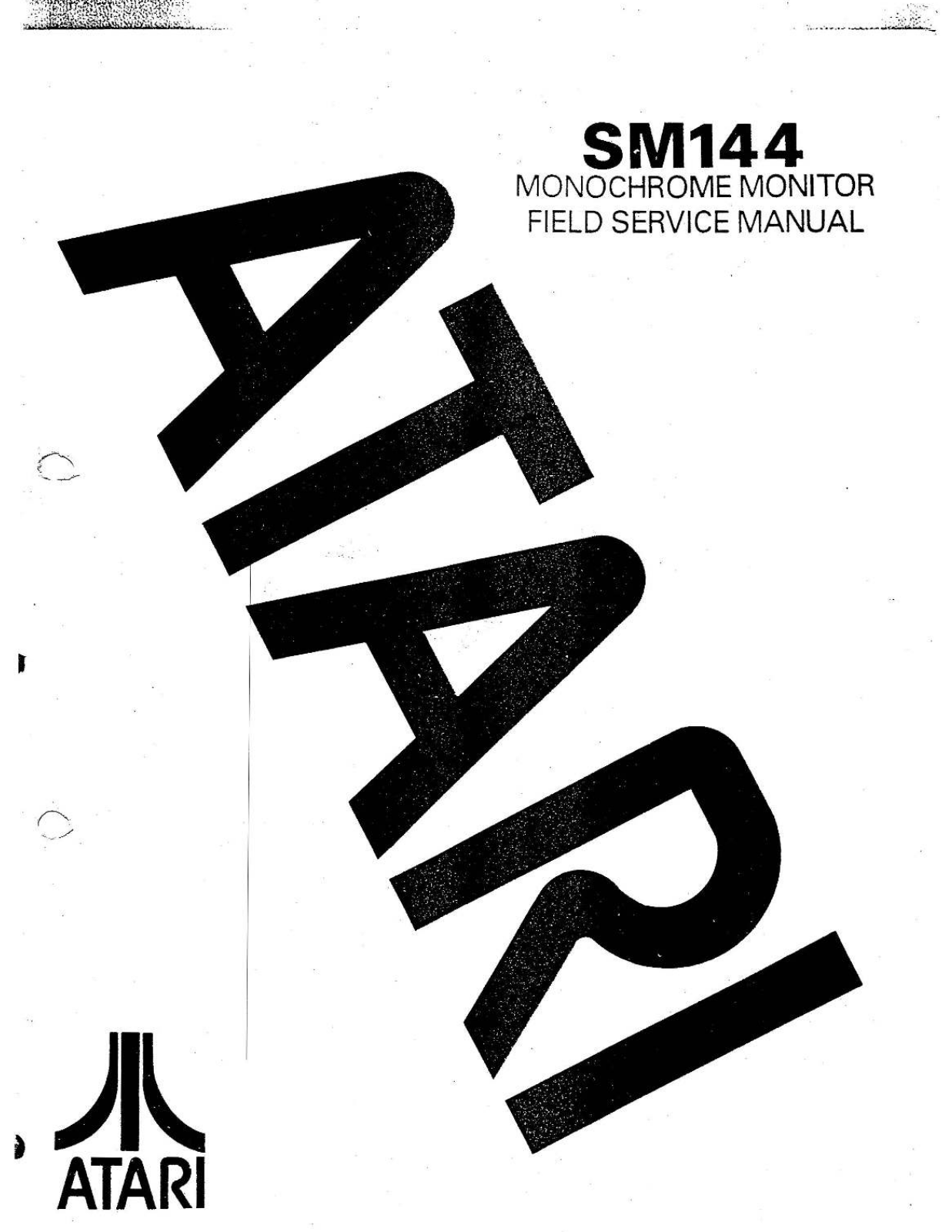Atari SM144 Service manual - ManualMachine.com