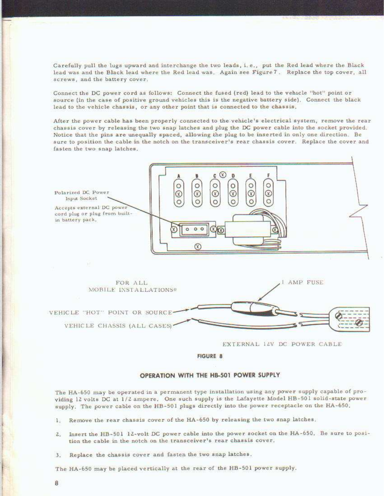 Lafayette HA-650 User Manual (PAGE 08)