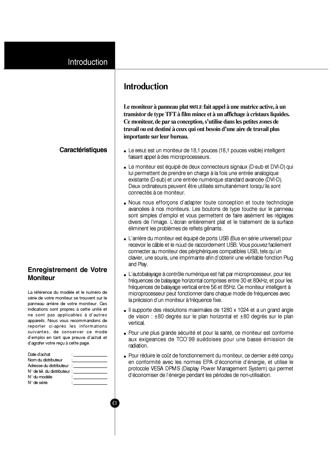 LG FLATRON LCD LB885D User Manual