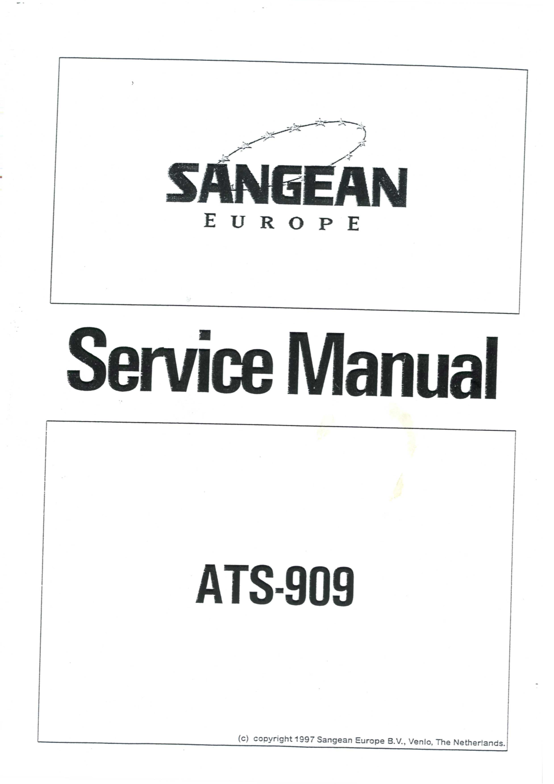 Sangean ats909w Service Manual