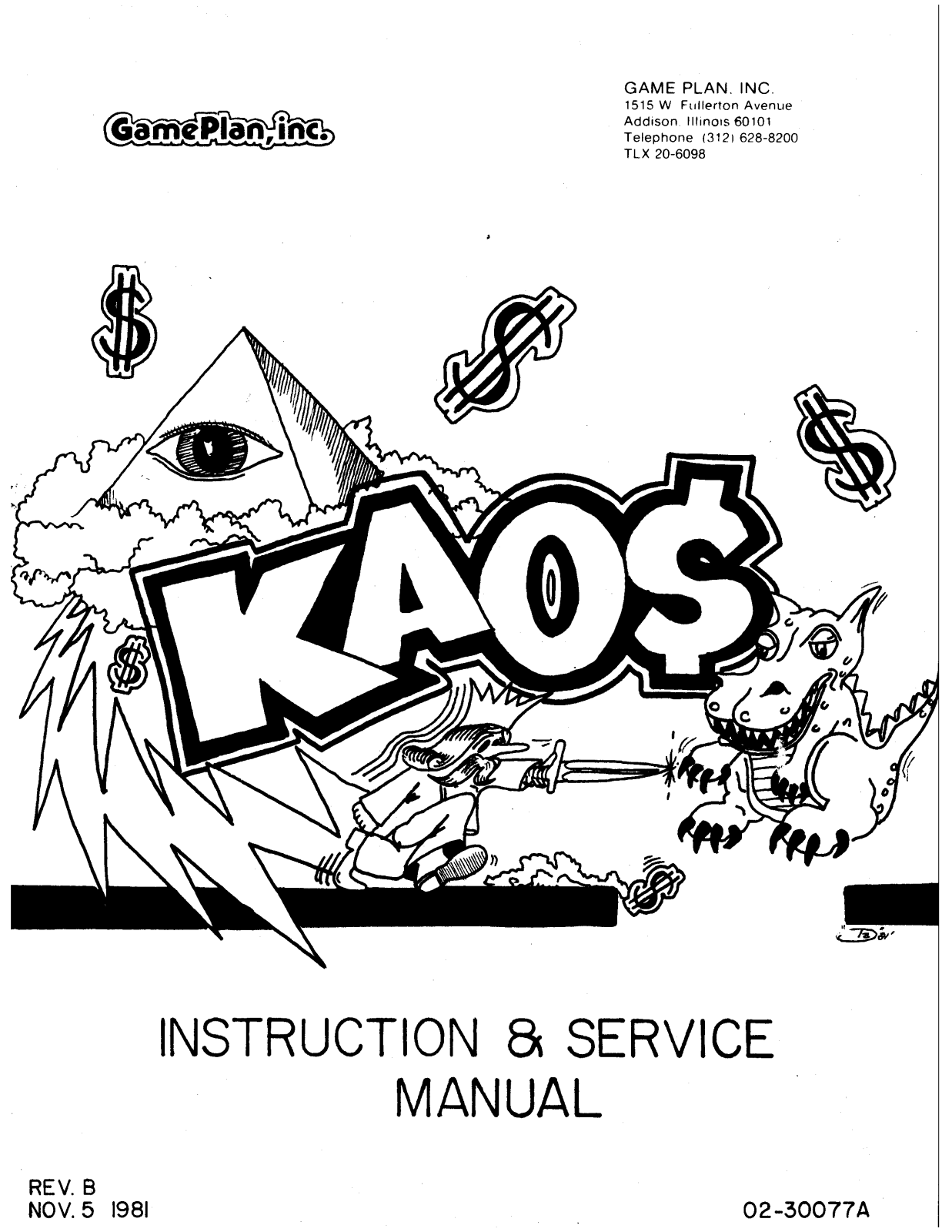 Game Plan Kaos User Guide