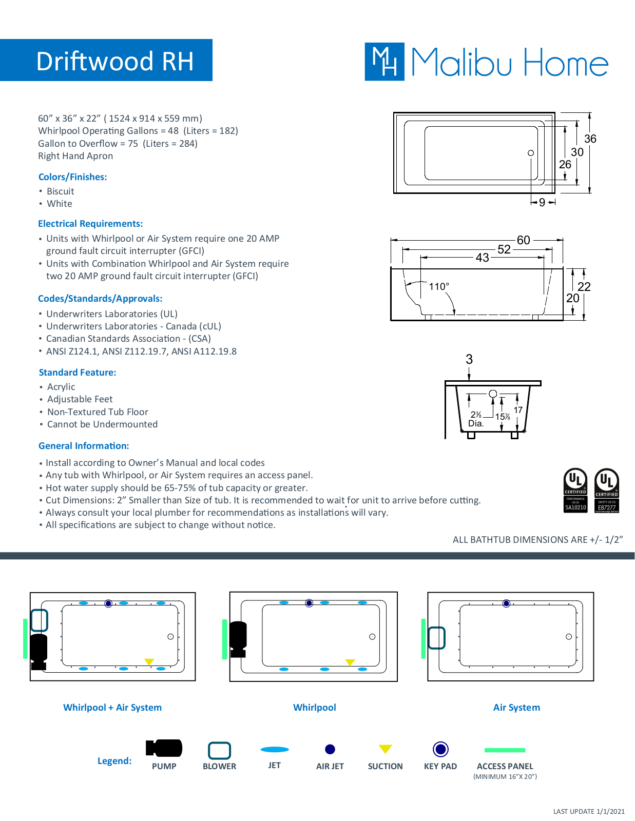 Malibu Home MLHM1599 Specifications - ManualMachine.com