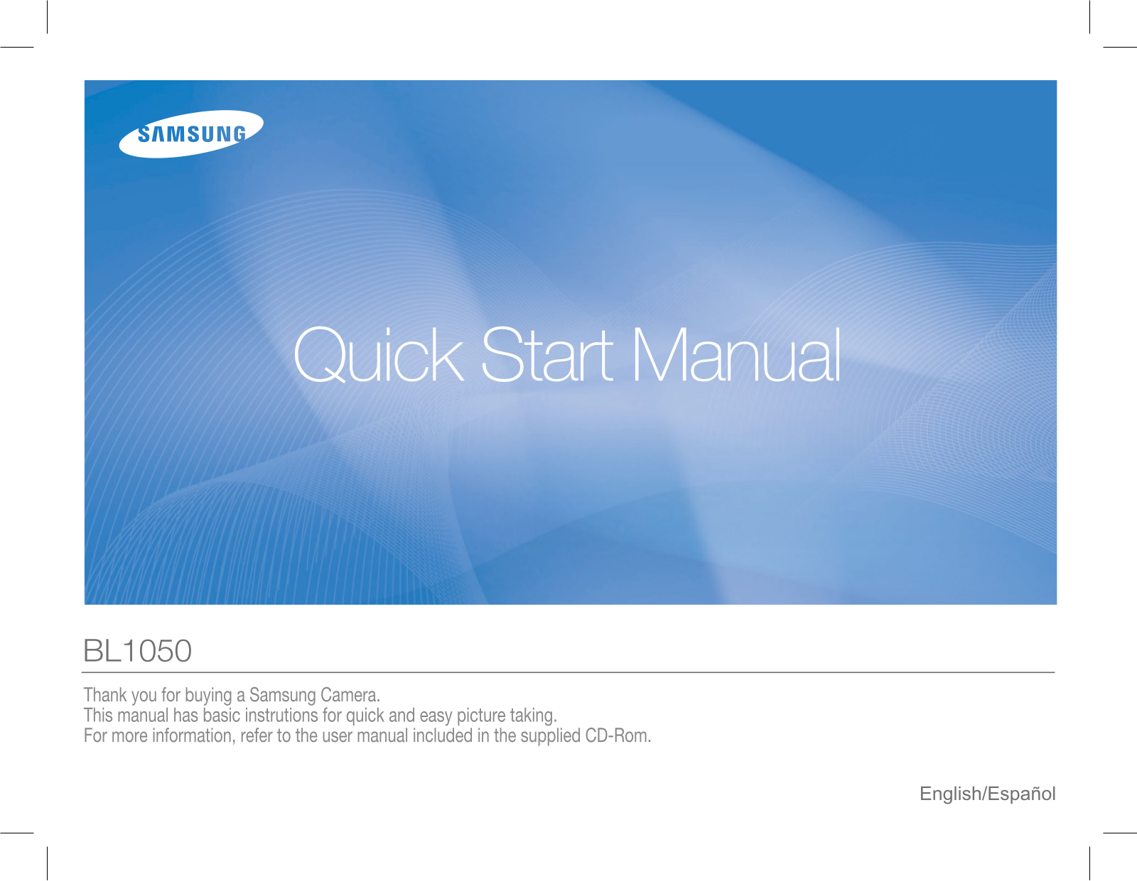 Samsung EC-BL105SBA-US User Manual