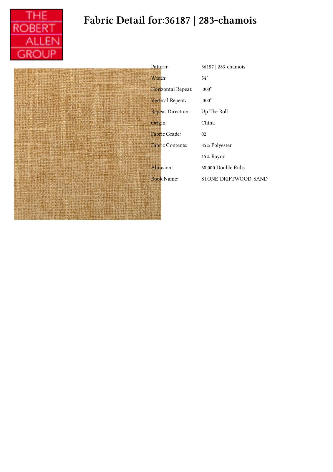 Duralee CRAL4363 Specifications - ManualMachine.com