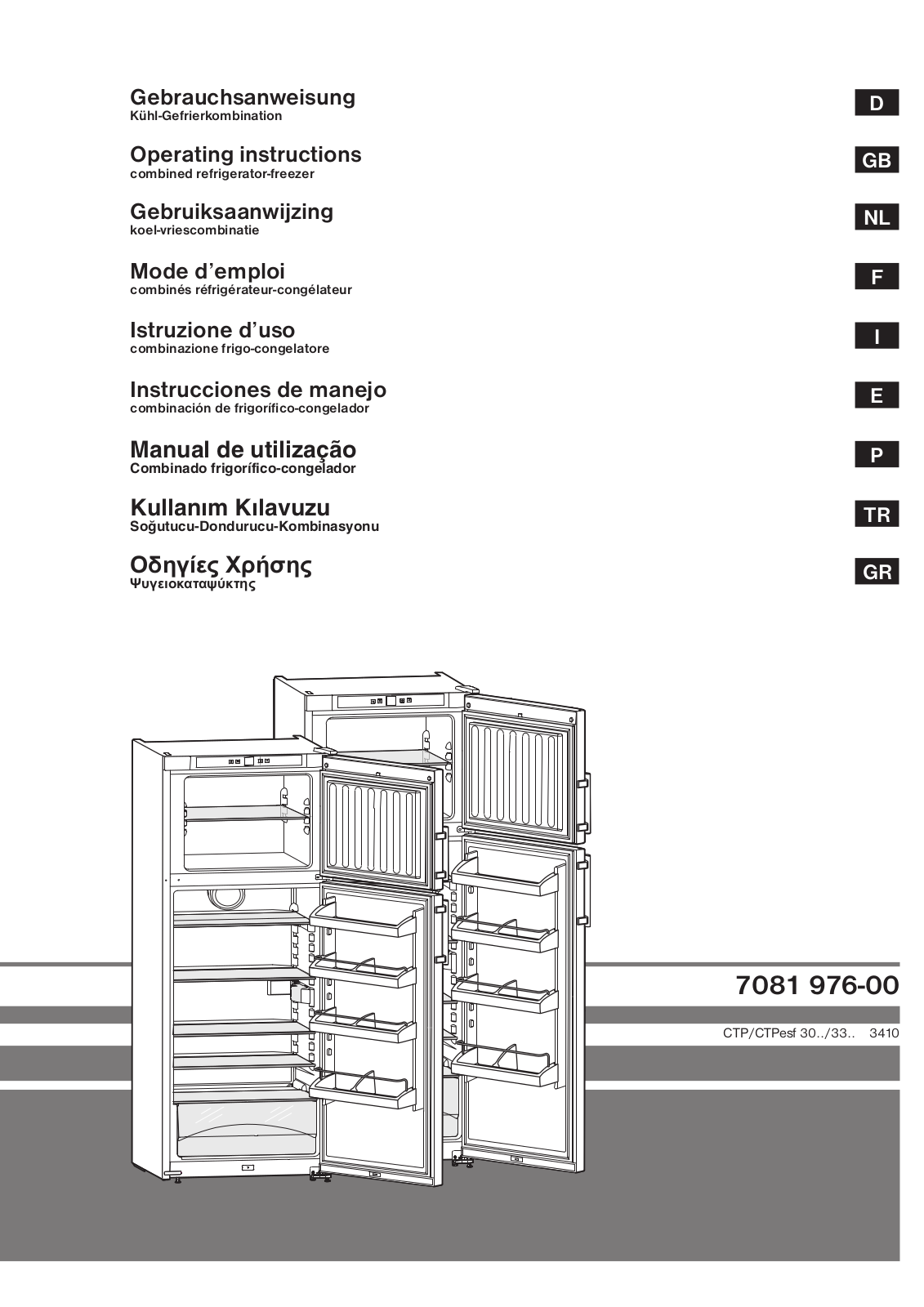 Liebherr CT 3306 User Manual