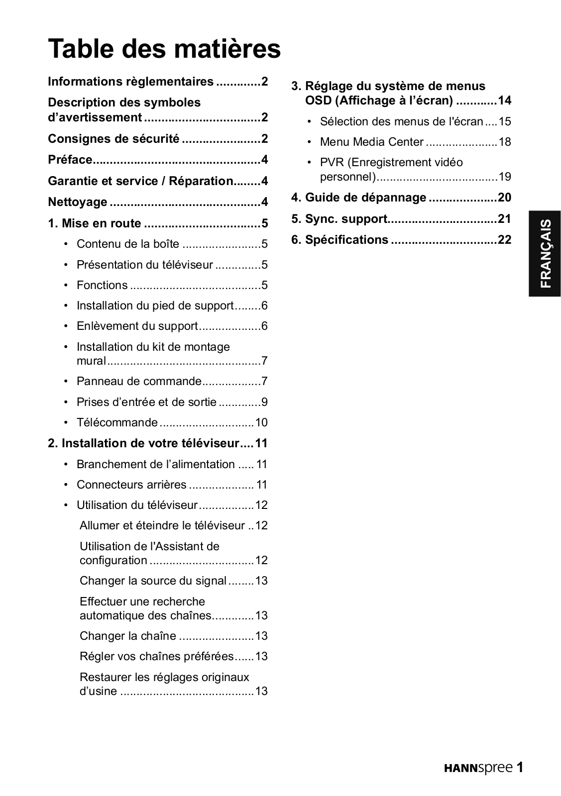 HANNSPREE SL19DMAB User Manual