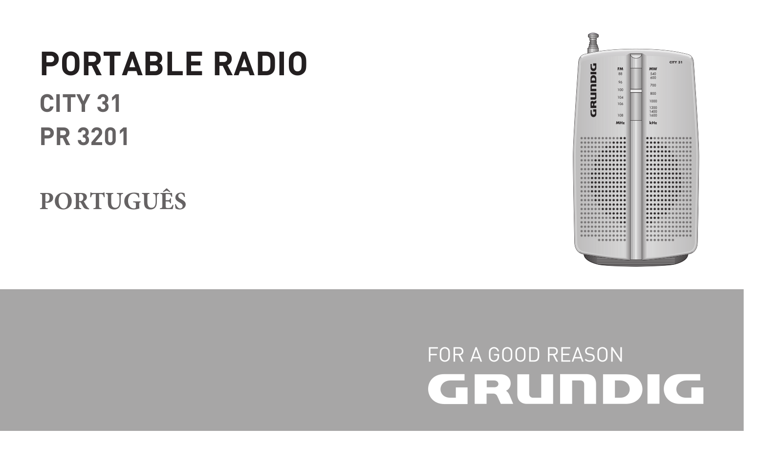 Grundig CITY 31, PR 3201 User guide