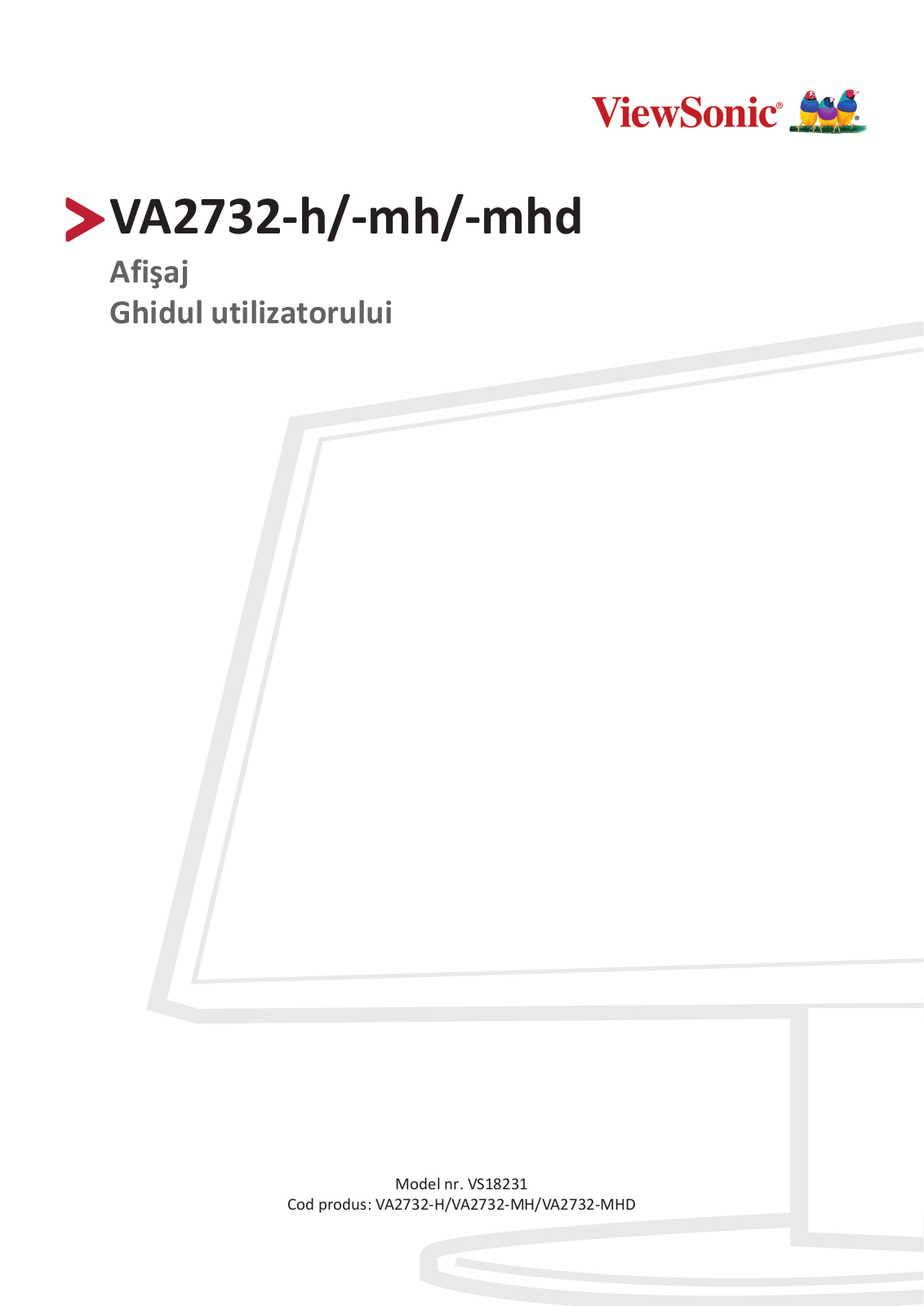Viewsonic VA2732-MHD User Guide